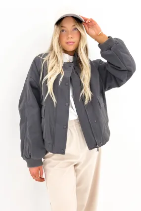 Toni Bomber Jacket Grey