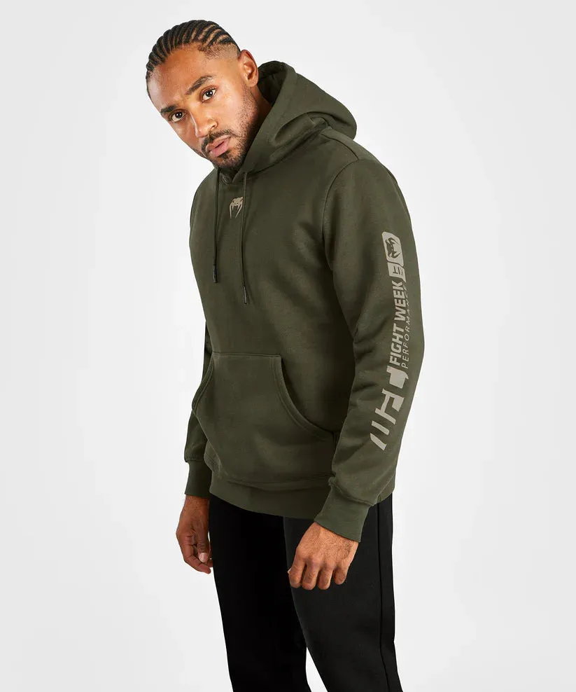 UFC Adrenaline by Venum Fight Week Men’s Pullover Hoodie VNMUFC-00183-590 Size S-XXL Khaki