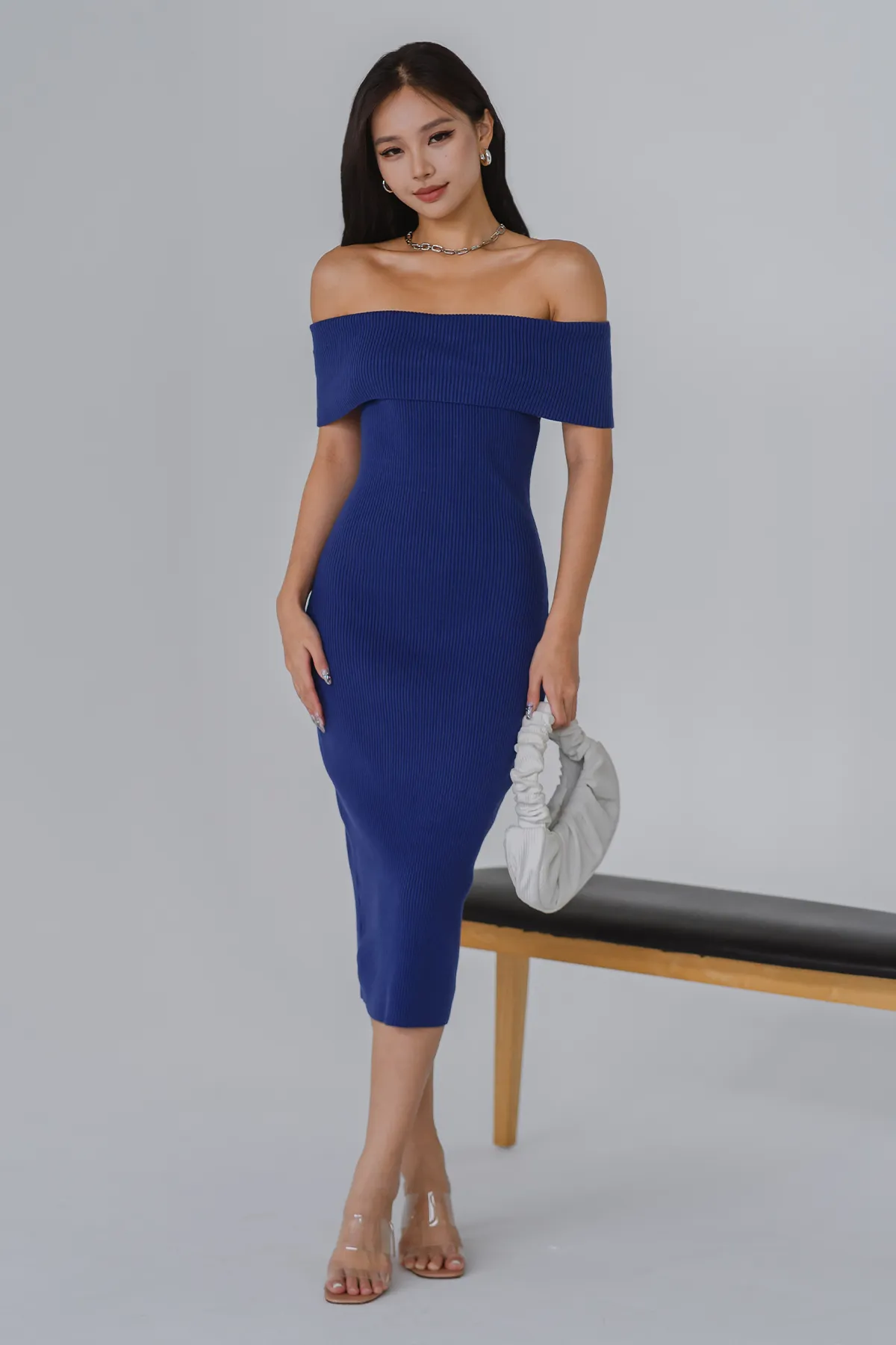 Unconditional Knit Dress (Cobalt)