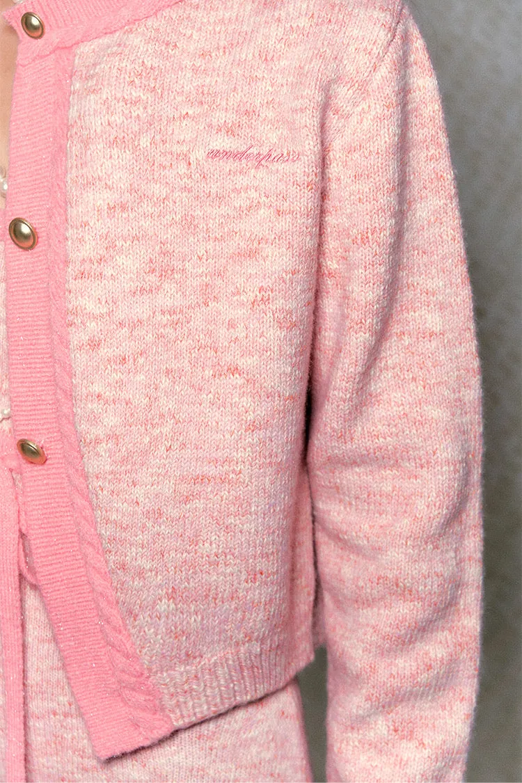 [Underpass]Pink Angel Knit Dress Set