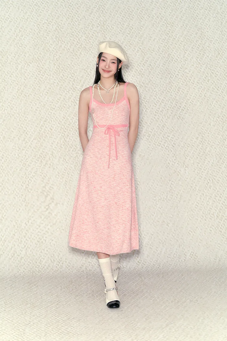 [Underpass]Pink Angel Knit Dress Set