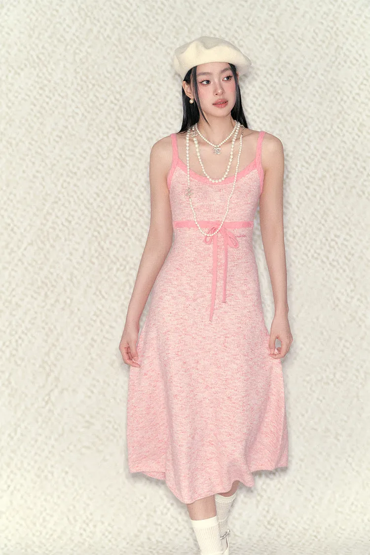 [Underpass]Pink Angel Knit Dress Set