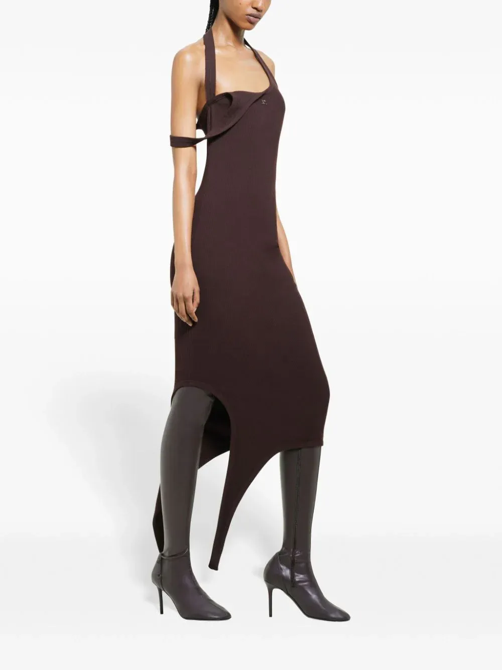 Undressed Rib Knit Long Dress