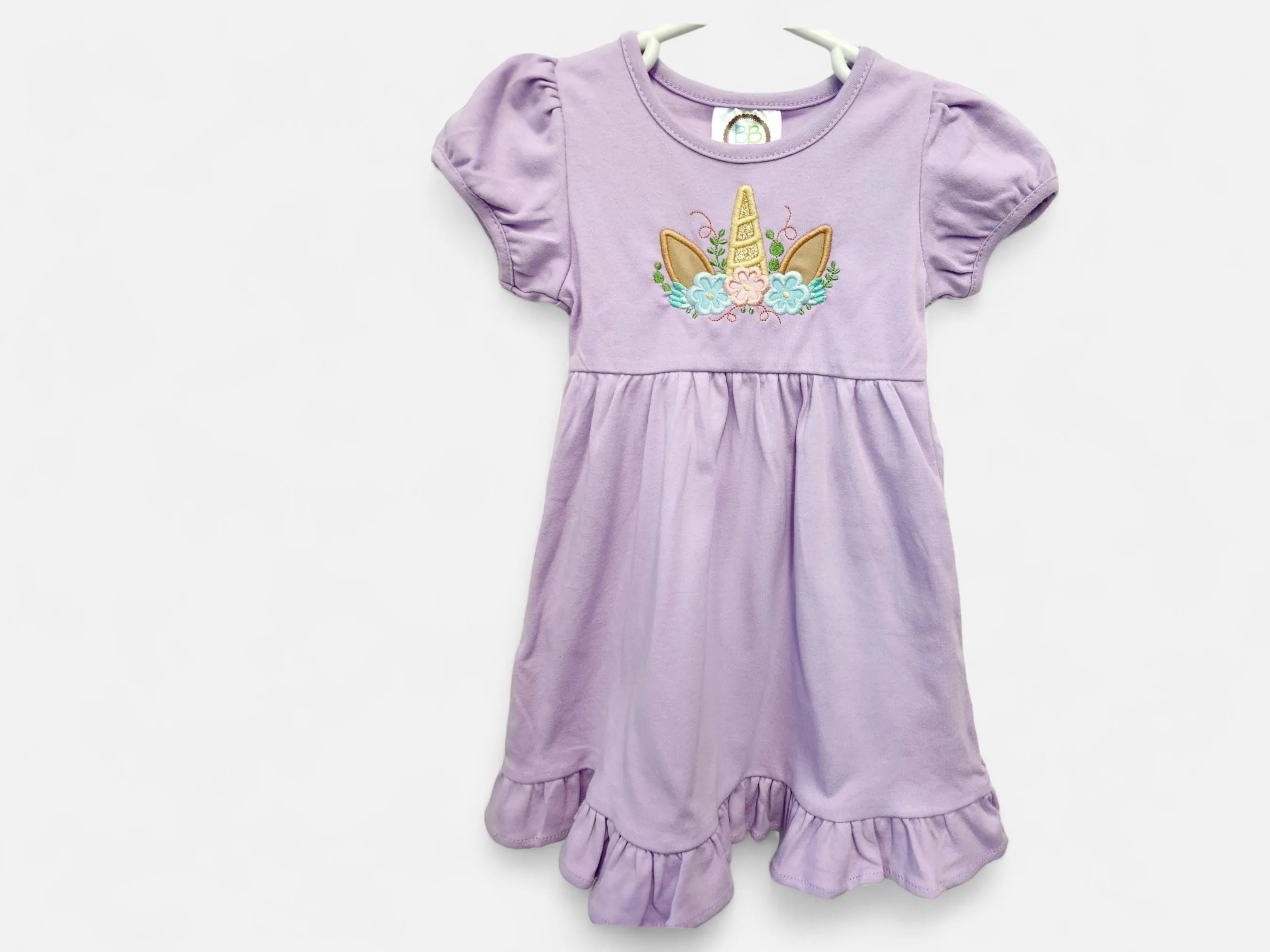 Unicorn birthday dress Flowers unicorn toddler dress Birthday dress