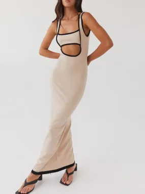 Urban Sass Summer Backless Bodycon Maxi Dress | Bandage Dress | Cutout maxi dress | Hollow out dress