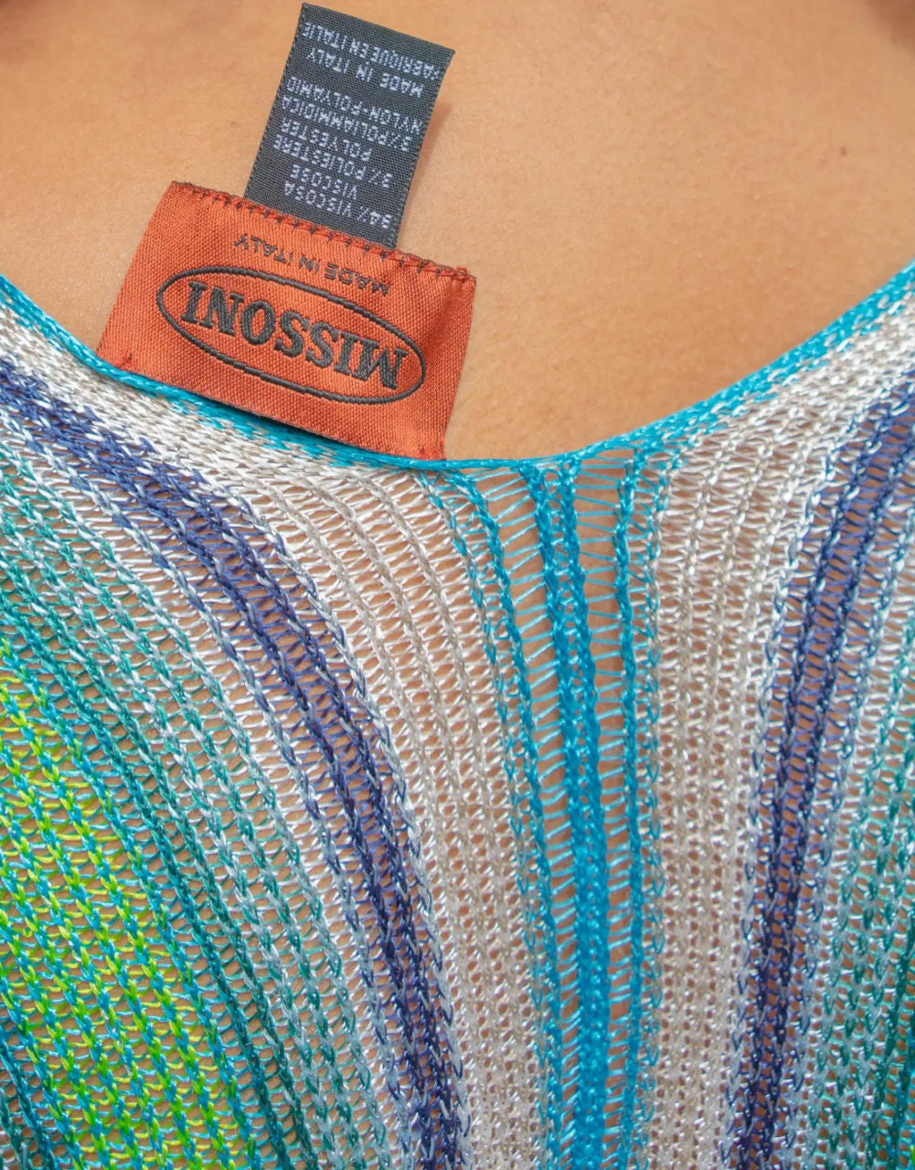 Vintage Missoni Mexican inspired poncho