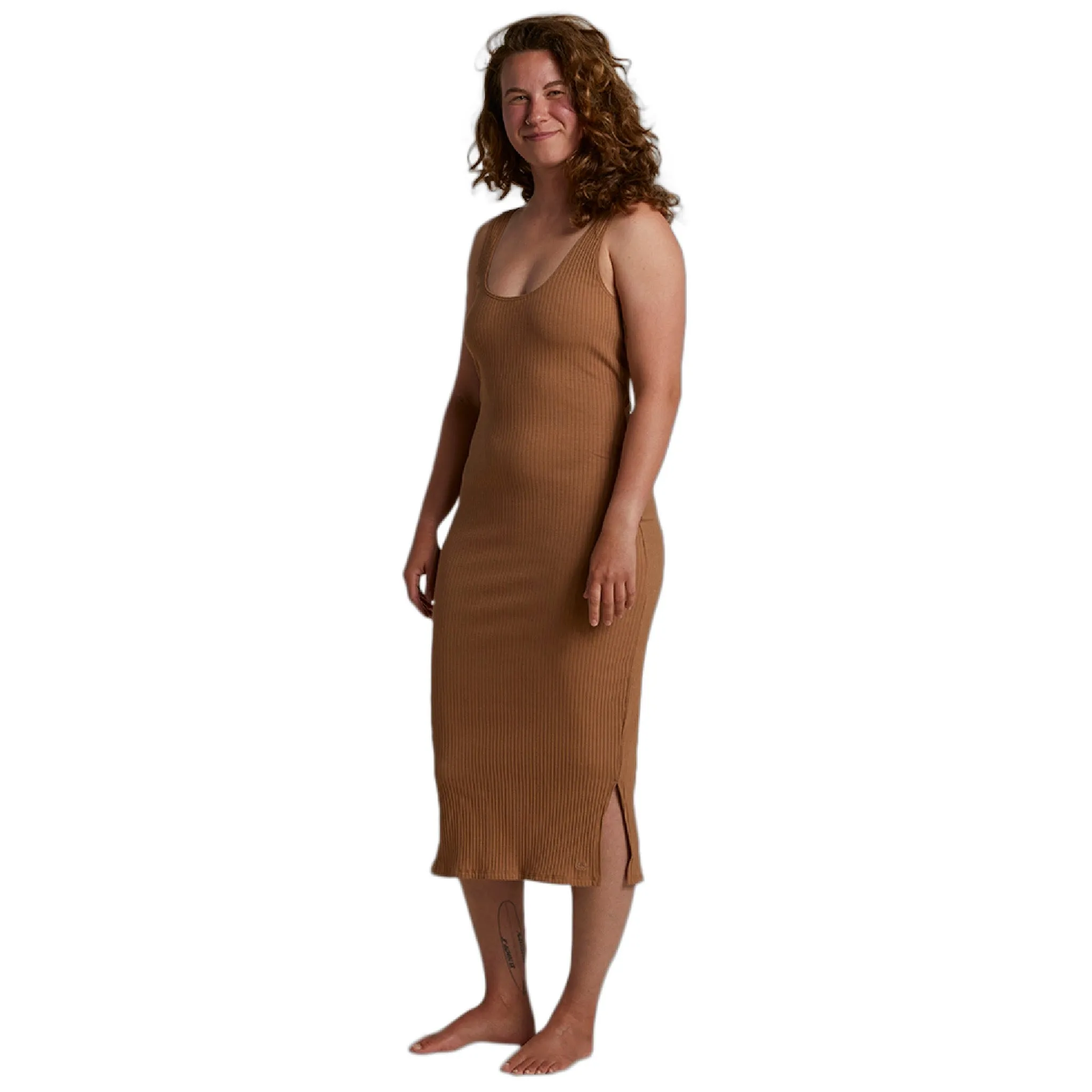 Womens Holoholo Midi Dress - Coconut