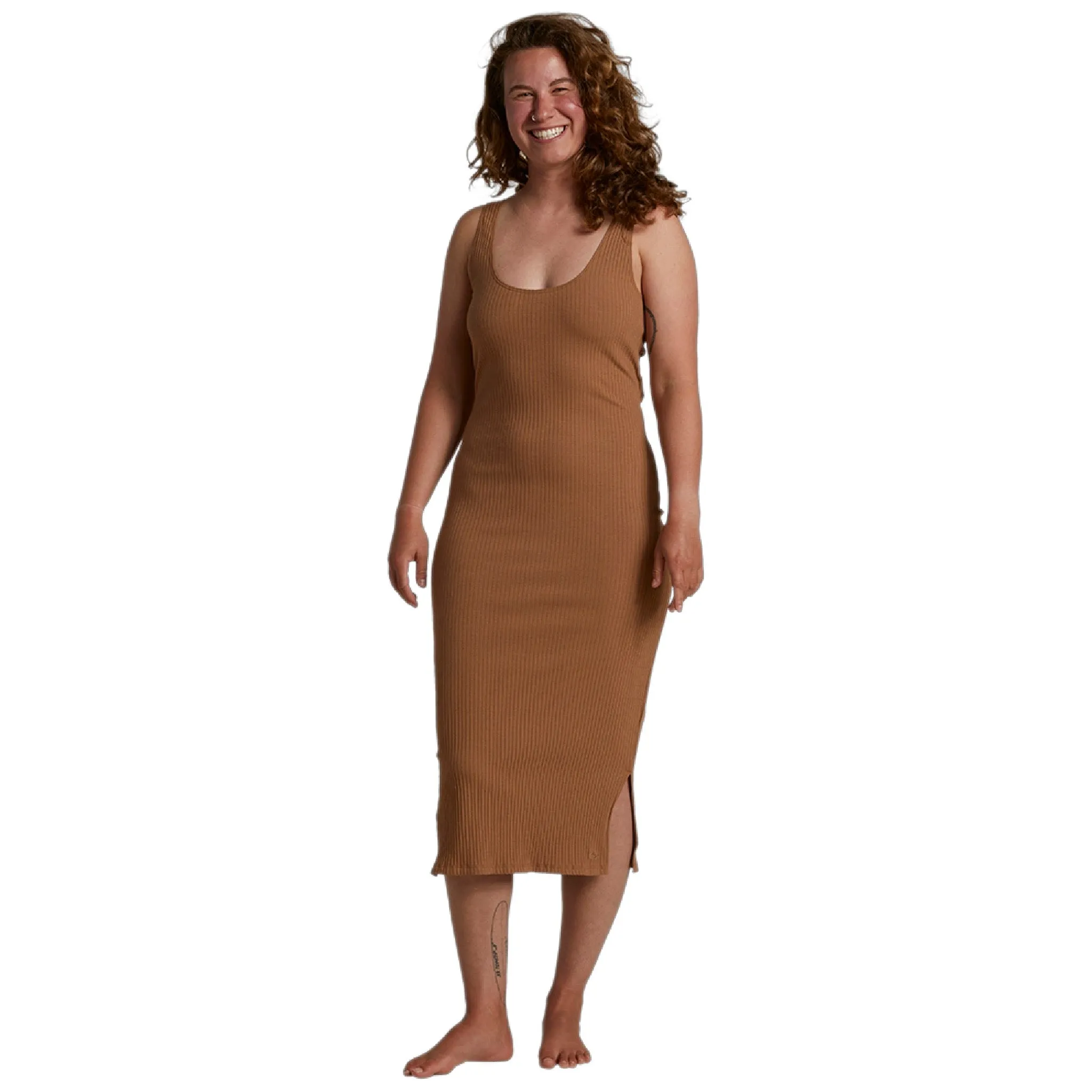 Womens Holoholo Midi Dress - Coconut