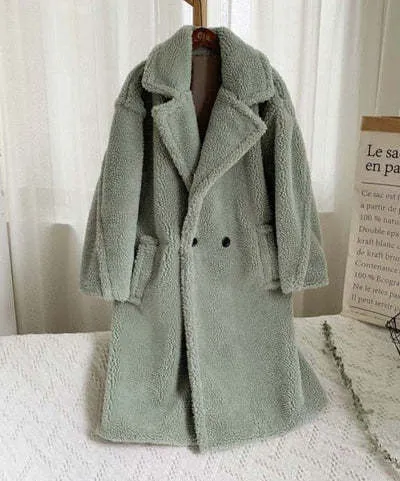 Women's Loose Integrated Fur Coat