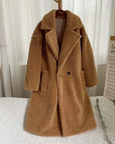 Women's Loose Integrated Fur Coat