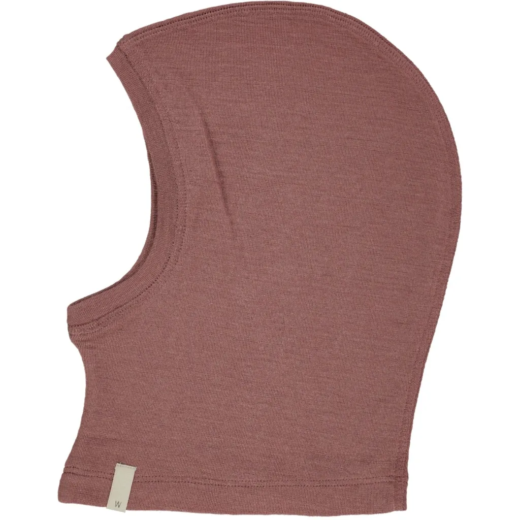 Wool Balaclava - rose brown