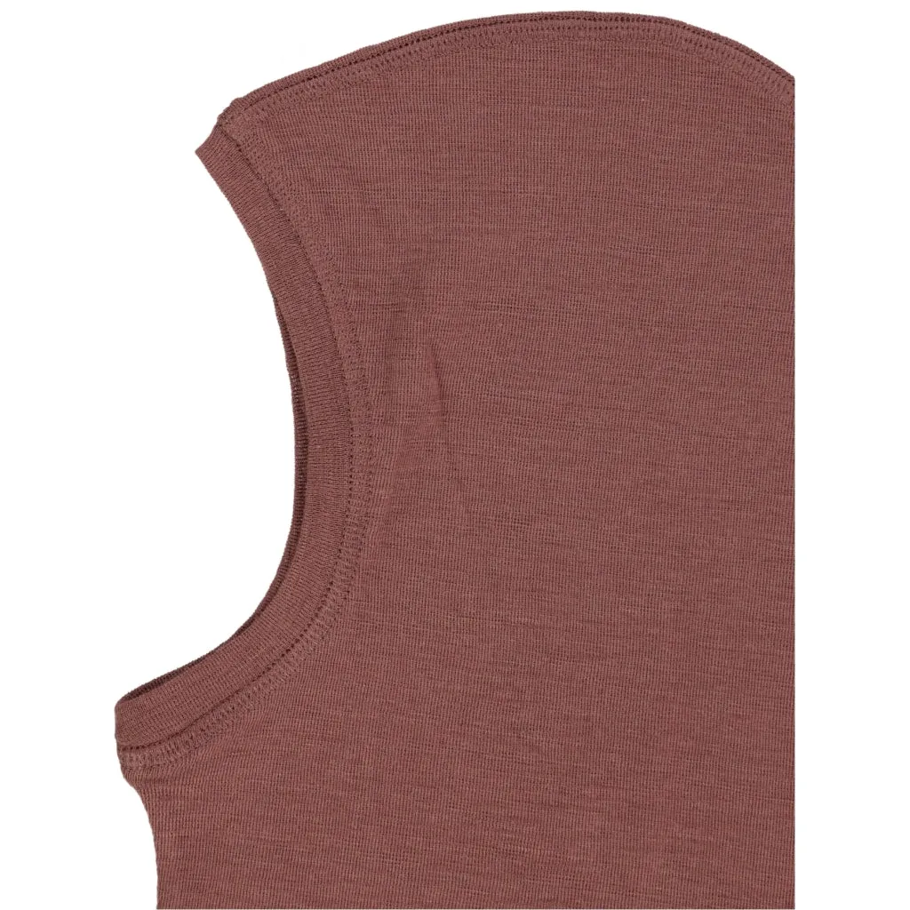 Wool Balaclava - rose brown