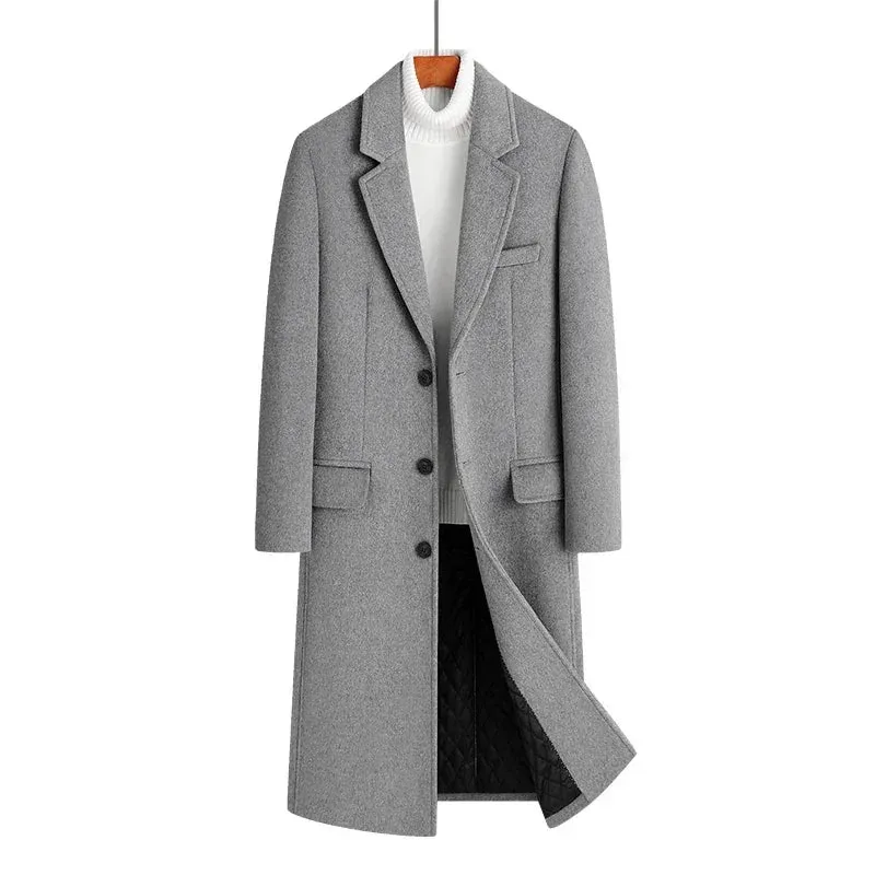 Wool elegant long coat