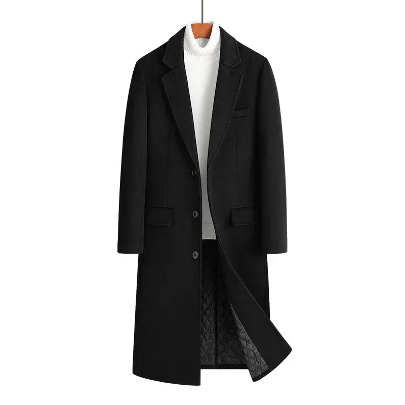 Wool elegant long coat