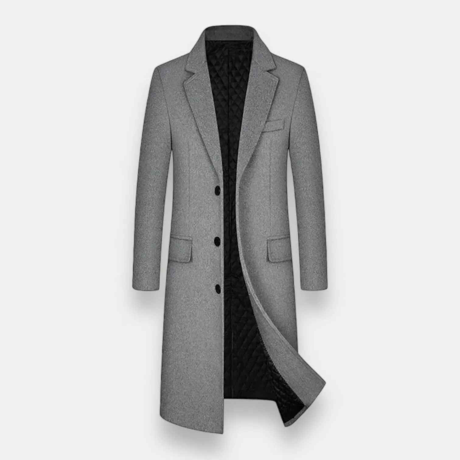 Wool elegant long coat