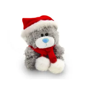 Xmas Qbeba Bear Gray 6''