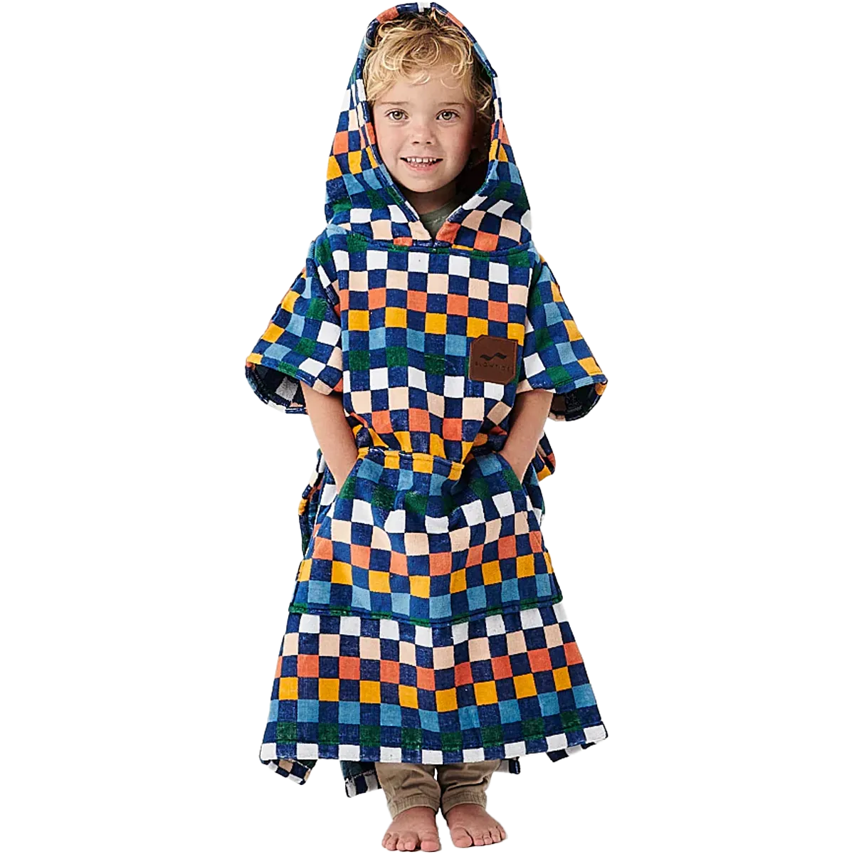 Youth Changing Poncho